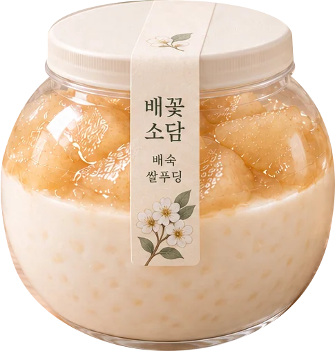 배숙 쌀크림 푸딩 개발 콘셉트